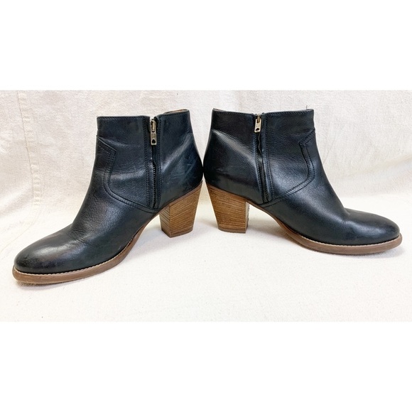 Madewell Winston Boot Black leather bootie 9.5 - Picture 4 of 8